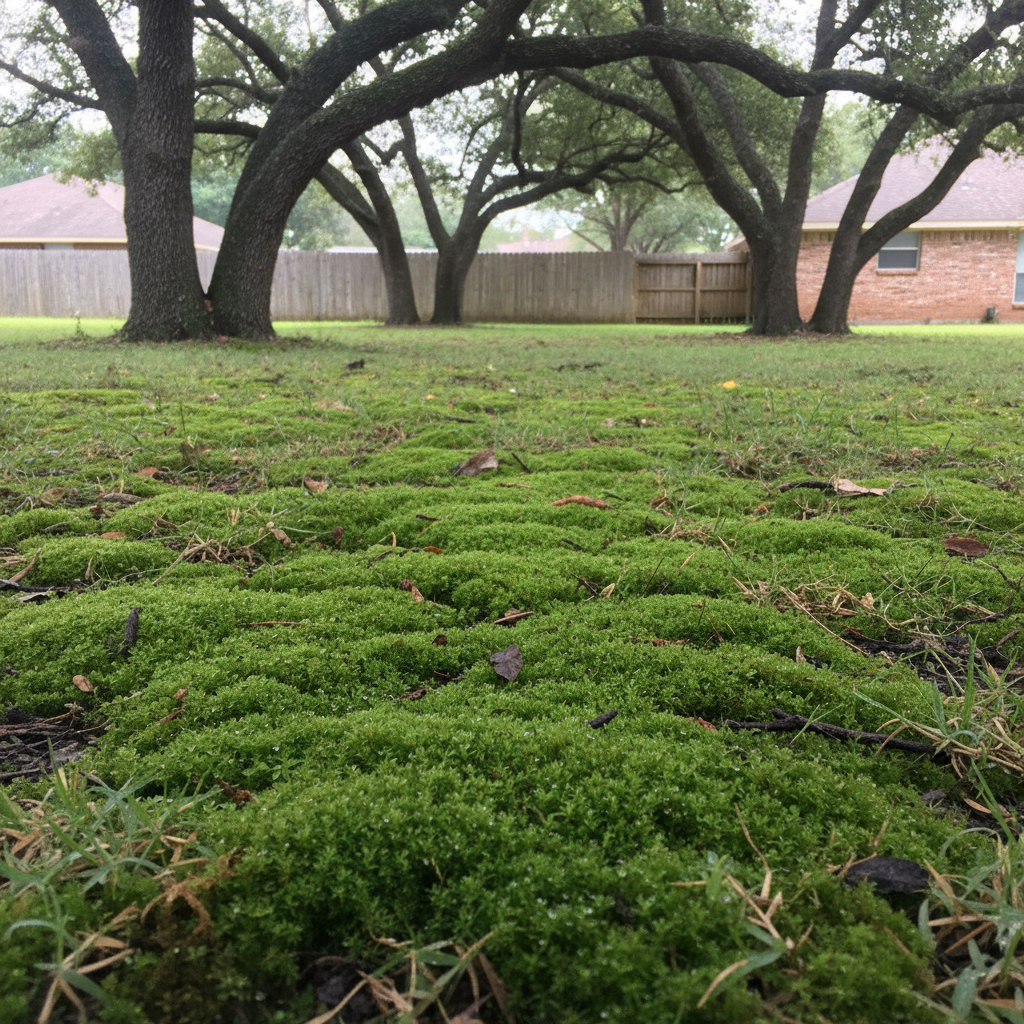 Moss in Kemah, TX Lawns: What It's Telling You