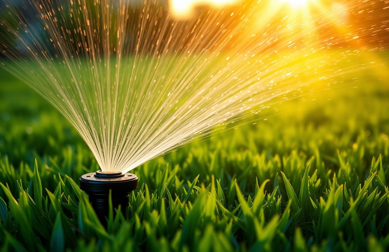 Sprinkler system install in Houston, TX