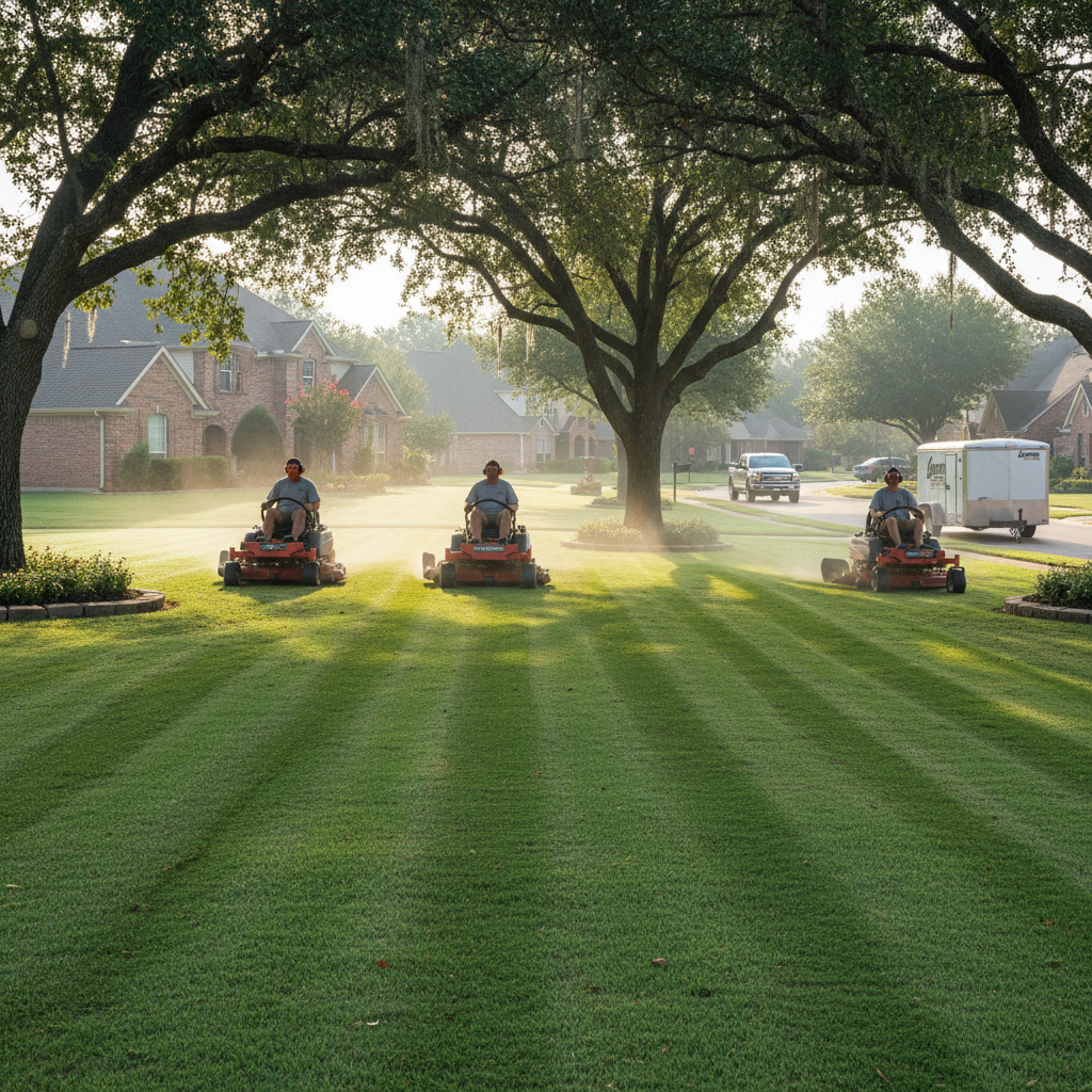 The Best Weekly Lawn Mowing Schedule for Deer Park, TX